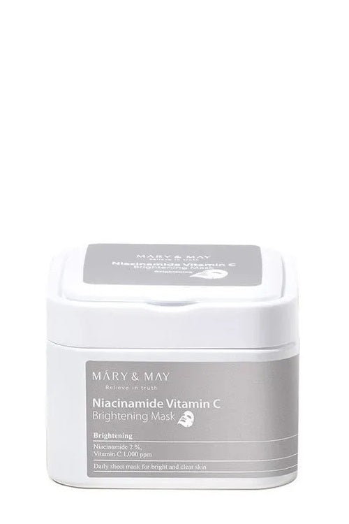 MARY&MAY Niacinamide Vitamin C Brightening Mask (30 sheet masks)