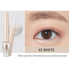 Laden Sie das Bild in den Gallery Viewer, Etude House Tear Eye Liner - 01 White Crystal Pearl
