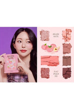 Load image into Gallery viewer, CORINGCO Recipe Note Eyeshadow Palette 01 Flat Peach Pie
